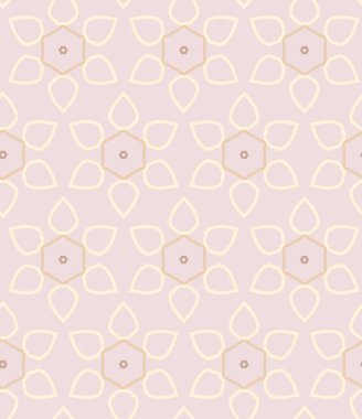 Soyut geometrik şekillerin kusursuz deseni. vektör illüstrasyonu