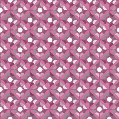 Soyut geometrik şekillerin kusursuz deseni. vektör illüstrasyonu