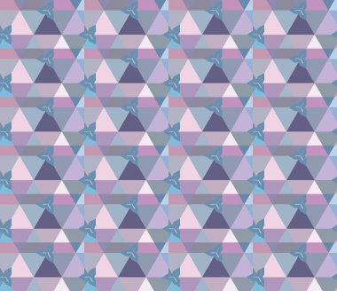 Soyut geometrik şekillerin kusursuz deseni. vektör illüstrasyonu