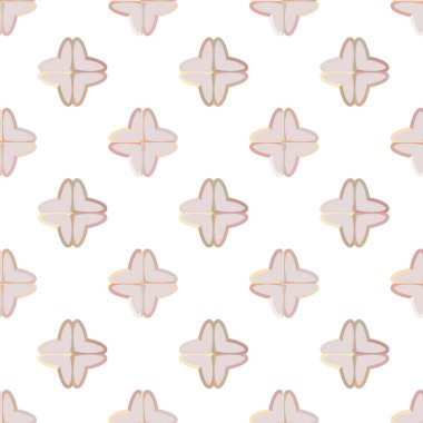 Soyut geometrik şekillerin kusursuz deseni. vektör illüstrasyonu