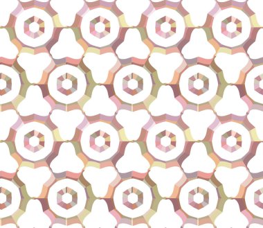 Soyut geometrik şekillerin kusursuz deseni. vektör illüstrasyonu