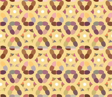 geometrik şekil tasarımlı kusursuz desen