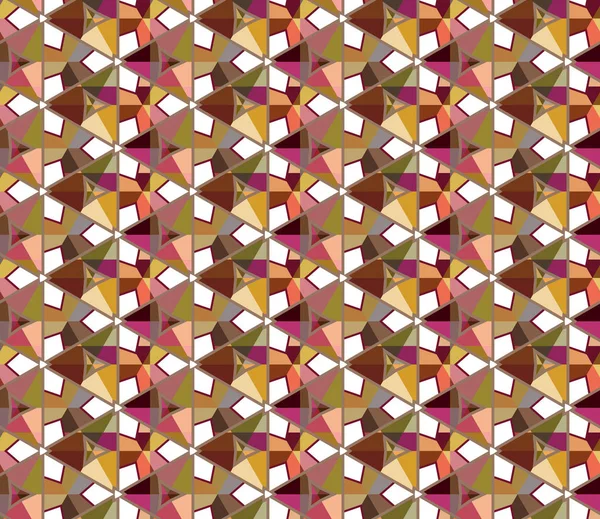 Soyut geometrik şekillerin kusursuz deseni. vektör illüstrasyonu