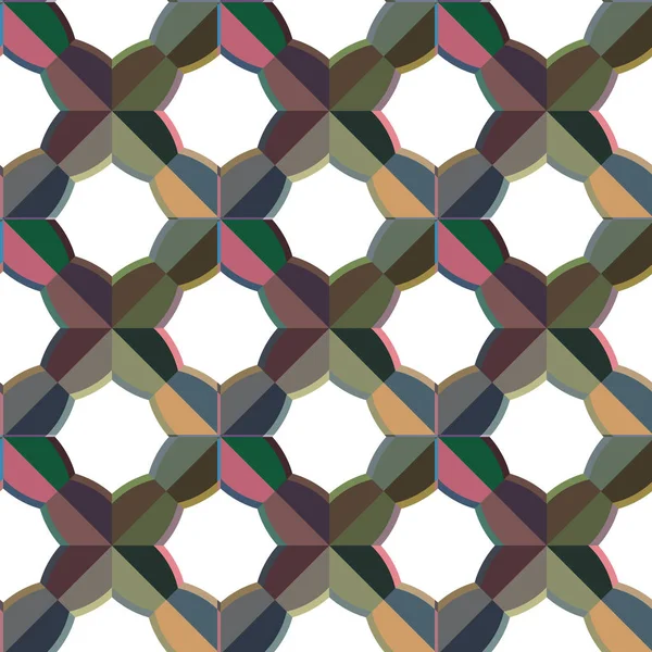 Seamless Abstract Wallpaper Copy Space Vector Illustration — Stock Vector