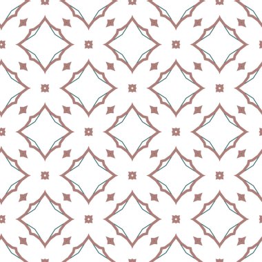 Soyut geometrik şekillerin kusursuz deseni. vektör illüstrasyonu