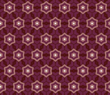 Soyut geometrik şekillerin kusursuz deseni. vektör illüstrasyonu