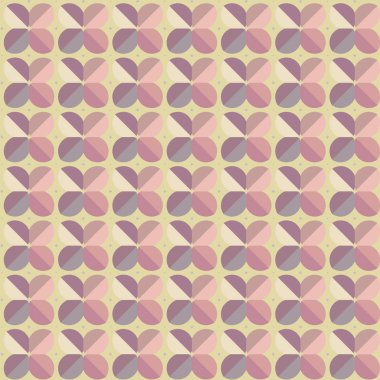 Soyut geometrik şekillerin kusursuz deseni. vektör illüstrasyonu