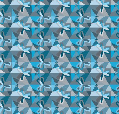 geometrik şekil tasarımlı kusursuz desen