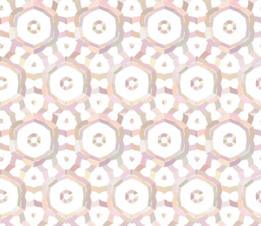 Soyut geometrik şekillerin kusursuz deseni. vektör illüstrasyonu