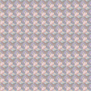 Soyut geometrik şekillerin kusursuz deseni. vektör illüstrasyonu