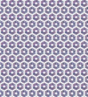 Soyut geometrik şekillerin kusursuz deseni. vektör illüstrasyonu