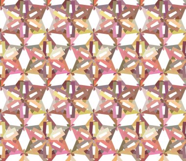 geometrik şekil tasarımlı kusursuz desen