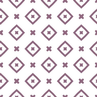 Soyut geometrik şekillerin kusursuz deseni. vektör illüstrasyonu