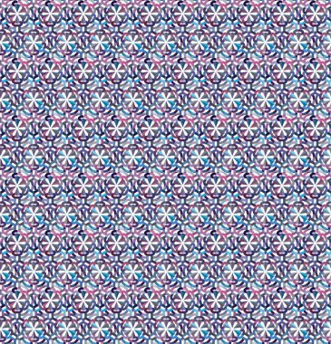 Soyut geometrik şekillerin kusursuz deseni. vektör illüstrasyonu