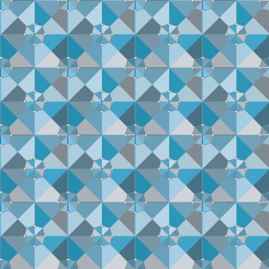 geometrik şekil tasarımlı kusursuz desen