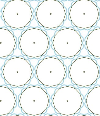 geometrik şekil tasarımlı kusursuz desen