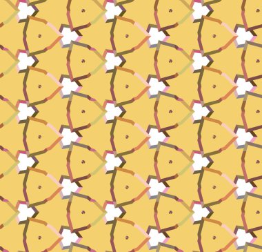 geometrik şekil tasarımlı kusursuz desen