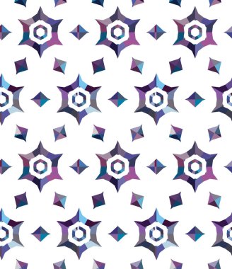 geometrik şekil tasarımlı kusursuz desen