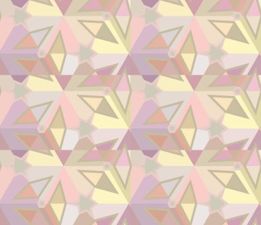 geometrik şekil tasarımlı kusursuz desen