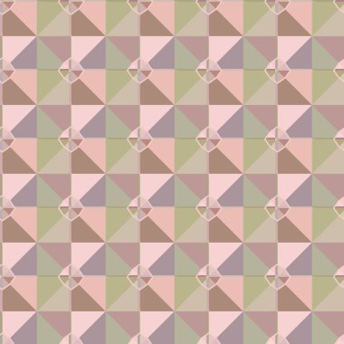 Soyut geometrik şekillerin kusursuz deseni. vektör illüstrasyonu