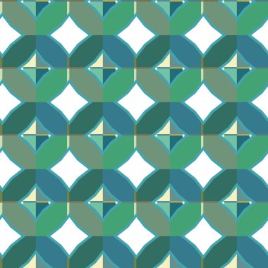 geometrik şekil tasarımlı kusursuz desen