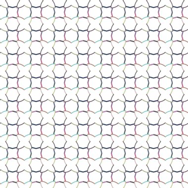 Soyut geometrik şekillerin kusursuz deseni. vektör illüstrasyonu