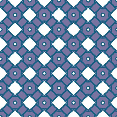 Modern geometrik vektör tasarımı, kusursuz desen çizimi