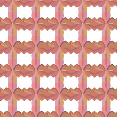 Soyut geometrik şekillerin kusursuz deseni. vektör illüstrasyonu