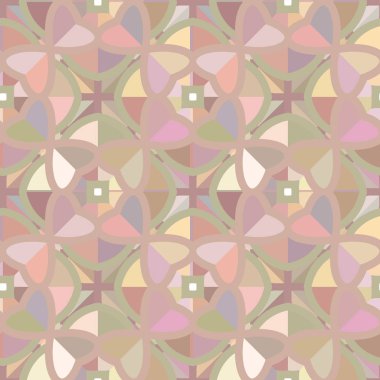 geometrik şekil tasarımlı kusursuz desen