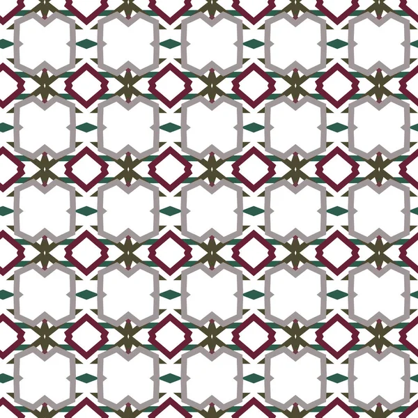 Padrão Sem Costura Formas Geométricas Abstratas Ilustração Vetorial — Vetor de Stock