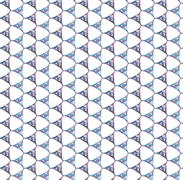 抽象幾何学的形状のシームレスなパターンです ベクターイラスト — ストックベクタ