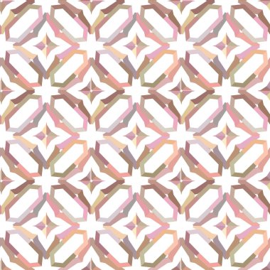 Soyut geometrik şekillerin kusursuz deseni. vektör illüstrasyonu