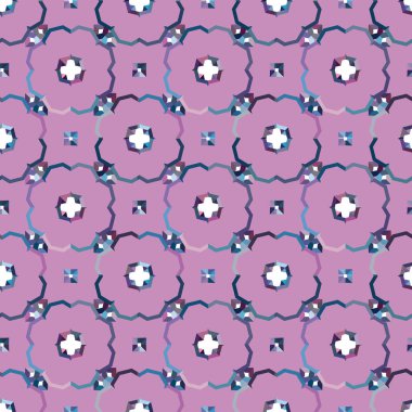 Modern geometrik vektör tasarımı, kusursuz desen çizimi