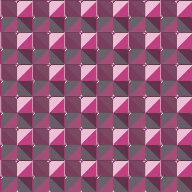 Soyut geometrik şekillerin kusursuz deseni. vektör illüstrasyonu