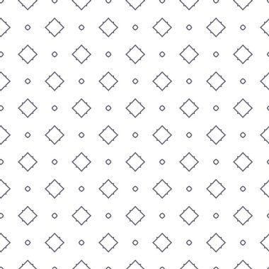 Soyut geometrik şekillerin kusursuz deseni. vektör illüstrasyonu