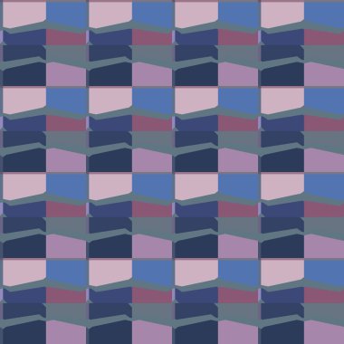 geometrik şekil tasarımlı kusursuz desen