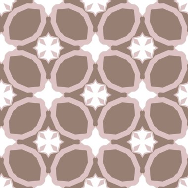 Soyut geometrik şekillerin kusursuz deseni. vektör illüstrasyonu