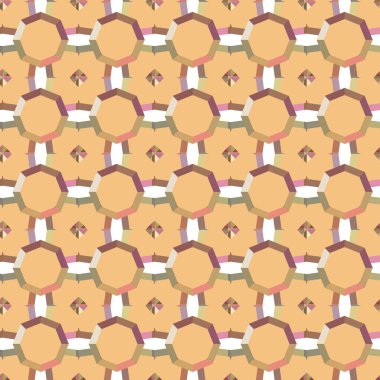 Soyut geometrik şekillerin kusursuz deseni. vektör illüstrasyonu