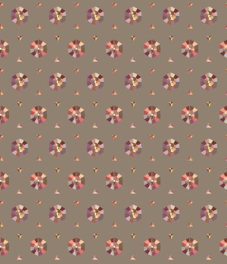 Soyut geometrik şekillerin kusursuz deseni. vektör illüstrasyonu