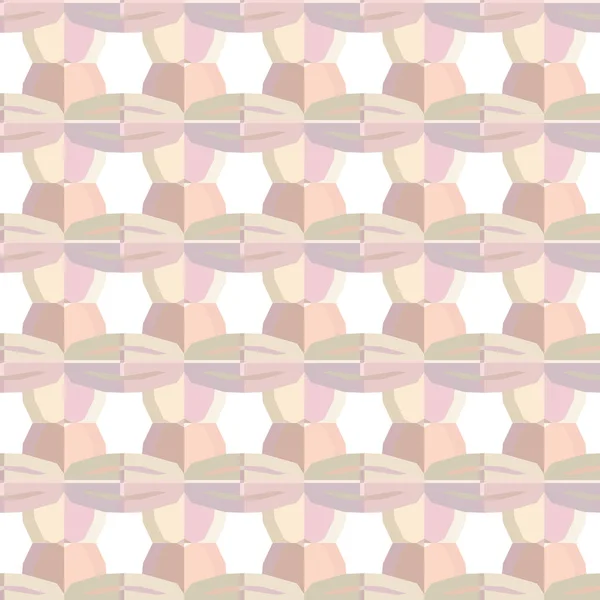 Nahtlose Muster Abstrakter Geometrischer Formen Vektorillustration — Stockvektor
