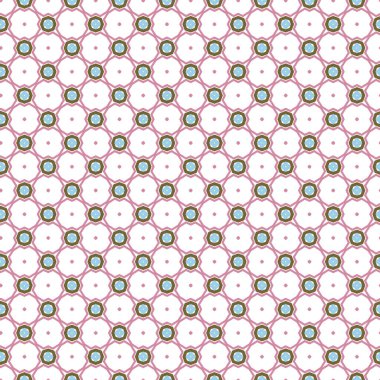 geometrik şekil tasarımlı kusursuz desen