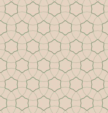 Geometrik süslemeli vektör deseni. Kusursuz tasarım dokusu.