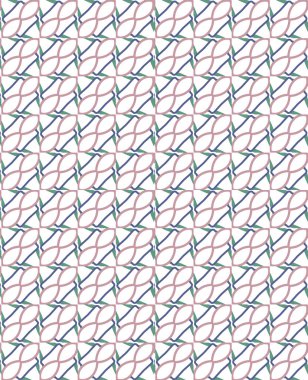 Modern geometrik vektör tasarımı, kusursuz desen çizimi