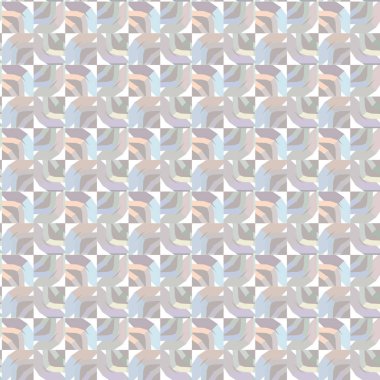 Geometrik süslemeli vektör deseni. Kusursuz tasarım dokusu.