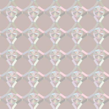 Soyut geometrik şablonun vektör çizimi