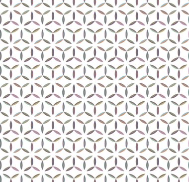 Geometrik süslemeli vektör deseni. Kusursuz tasarım