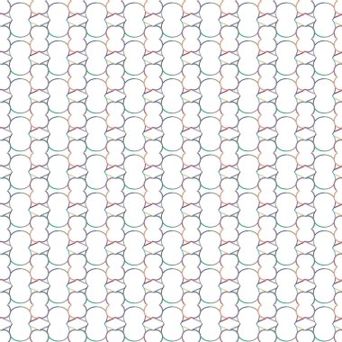 Soyut geometrik şekilli kusursuz desen