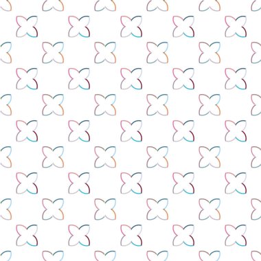 geometrik elementlerle kusursuz arkaplan, vektör 