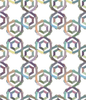 Soyut geometrik dikişsiz desen. Duvar kağıtları, arkaplan, yüzey dokuları için vektör çizimi 
