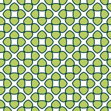 Geometrik süslemeli vektör deseni. Kusursuz tasarım dokusu.